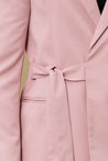Ensemble de costume croisé ceinture à noué - Frilivin