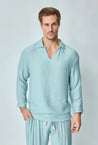 Ensemble pull pantalon fin uni - Frilivin