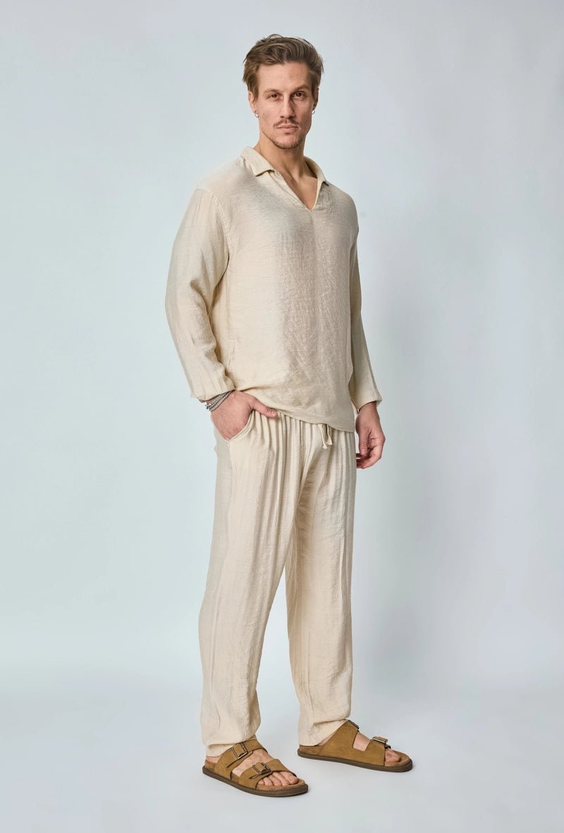 Ensemble pull pantalon fin uni - Frilivin