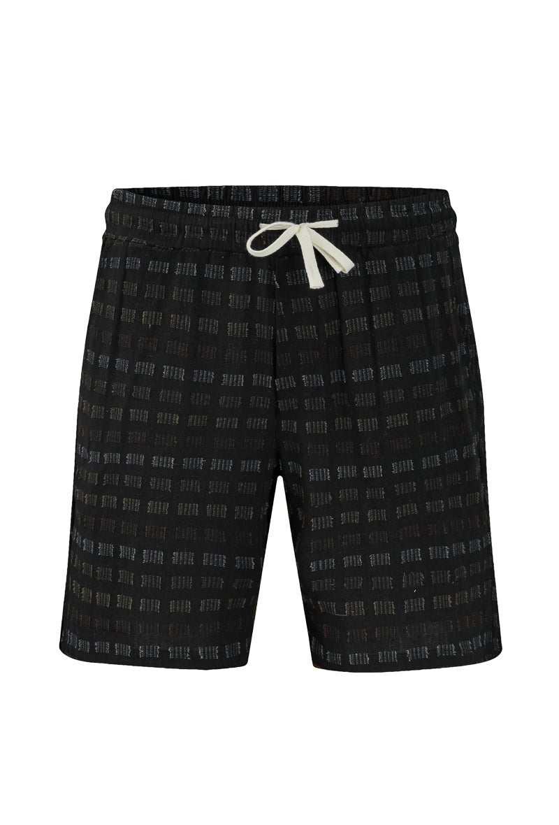 Ensemble short et chemise a motifs - Frilivin