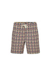 Ensemble short et chemise a motifs géométriques - Frilivin