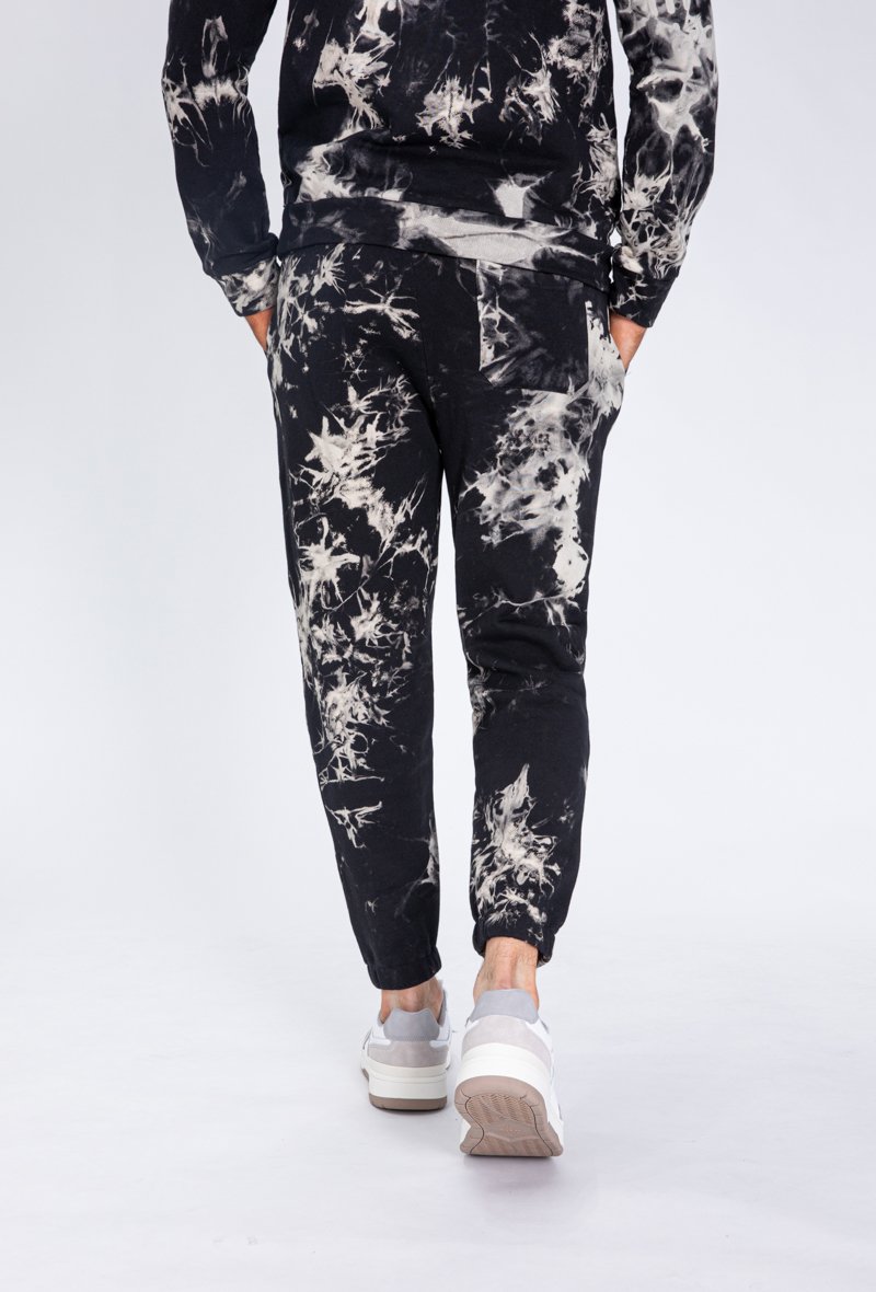 Ensemble sweat & jogging motif tie and dye imprimé - Frilivin