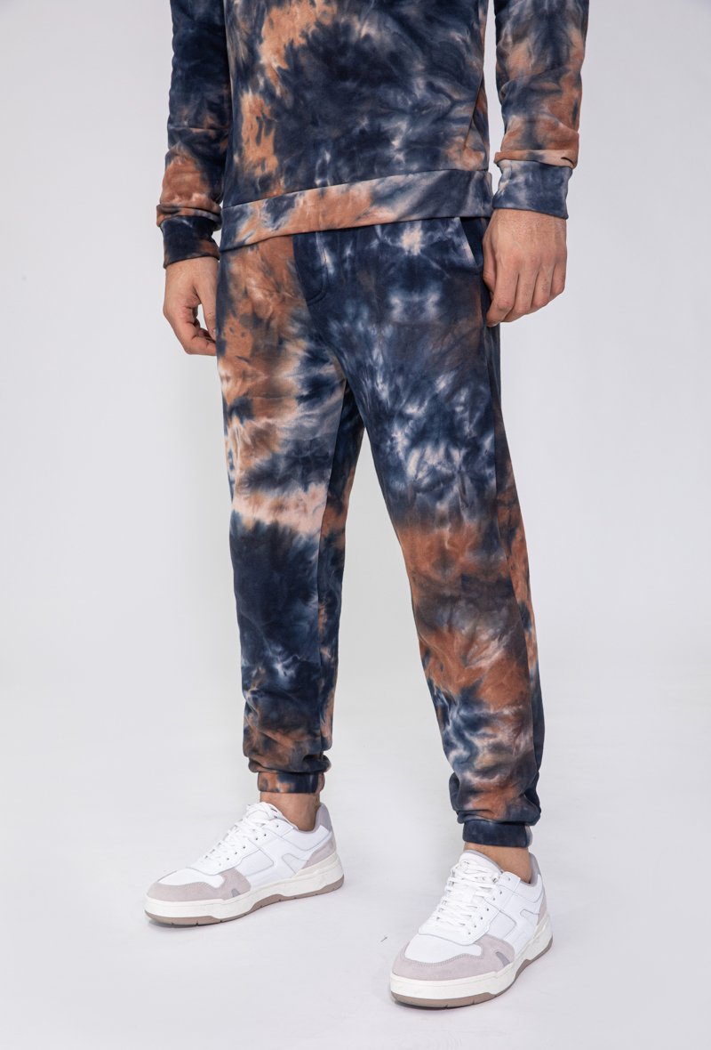 Ensemble sweat & jogging motif tie and dye imprimé - Frilivin