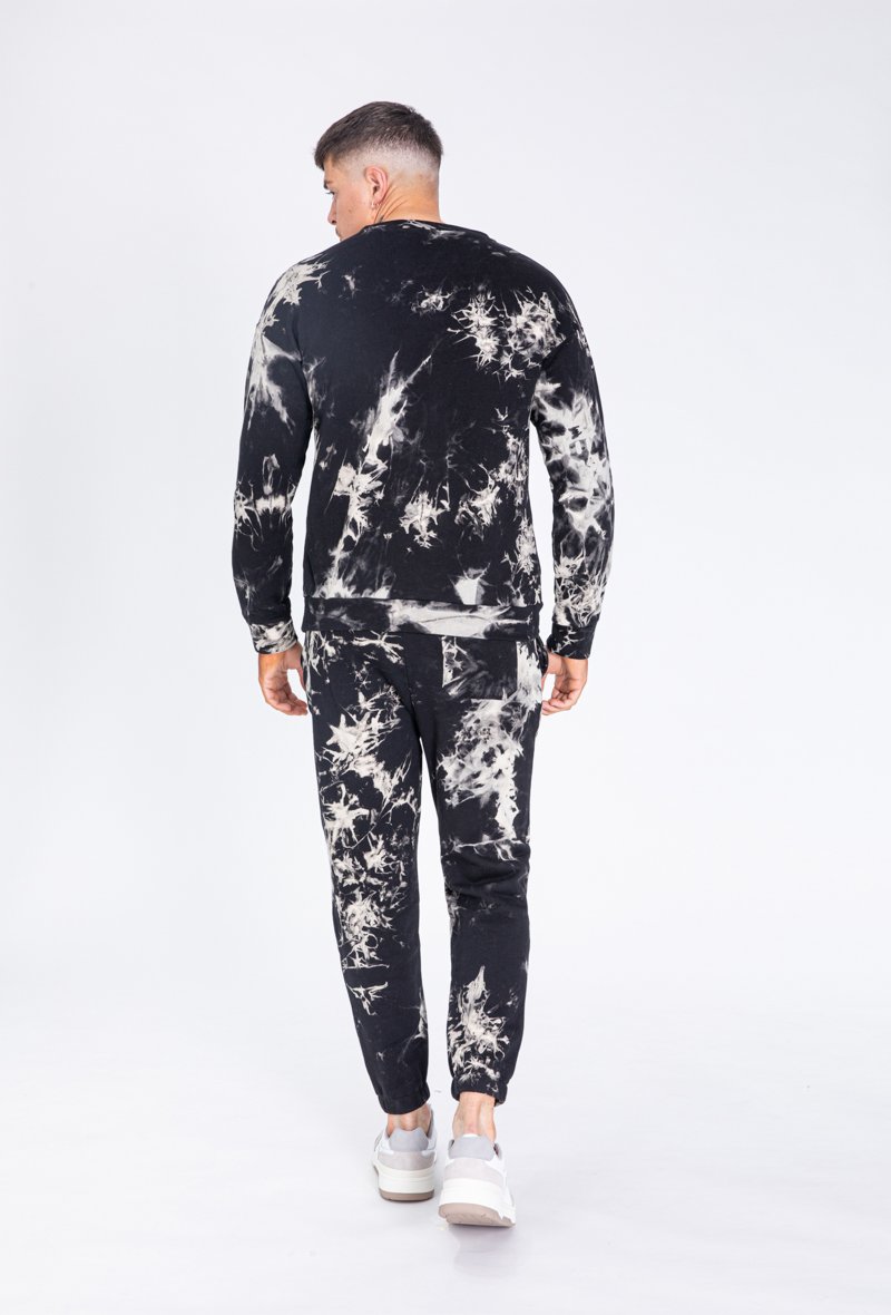 Tie dye tracksuit black best sale
