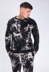 Ensemble sweat & jogging motif tie and dye imprimé - Frilivin