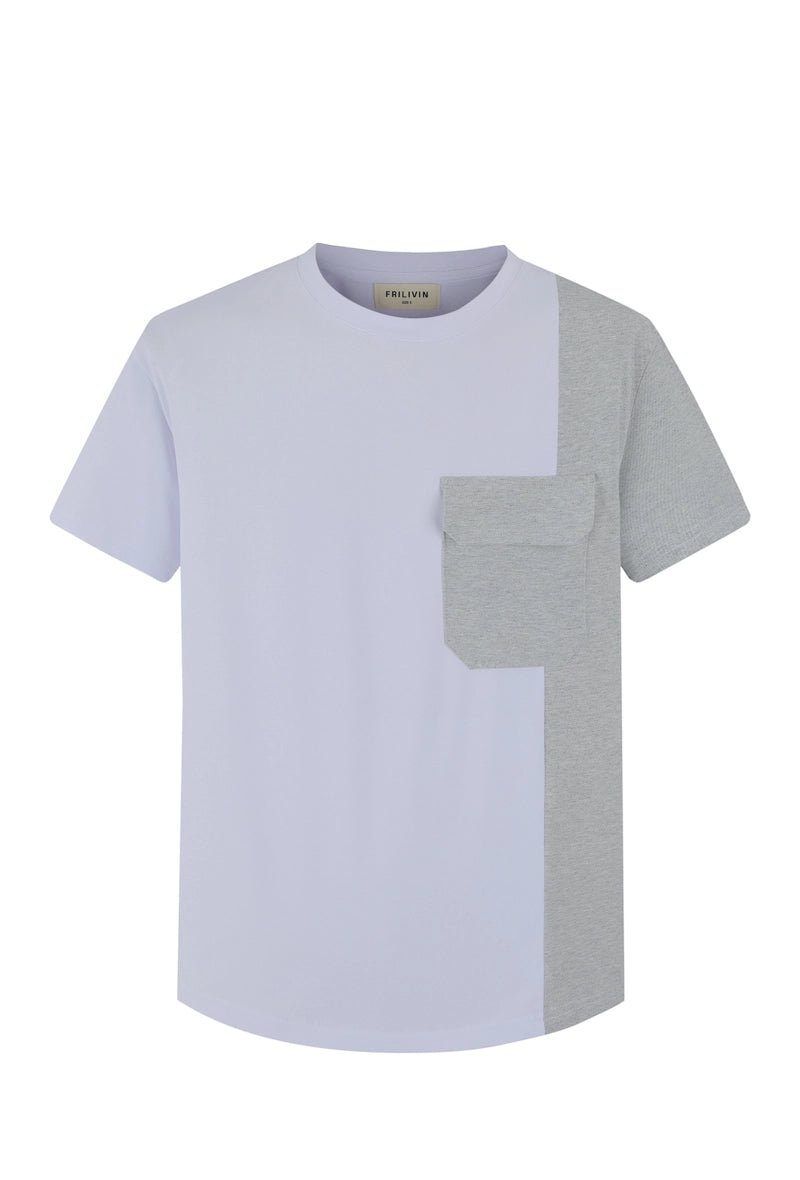 Ensemble t-shirt short bicolore - Frilivin