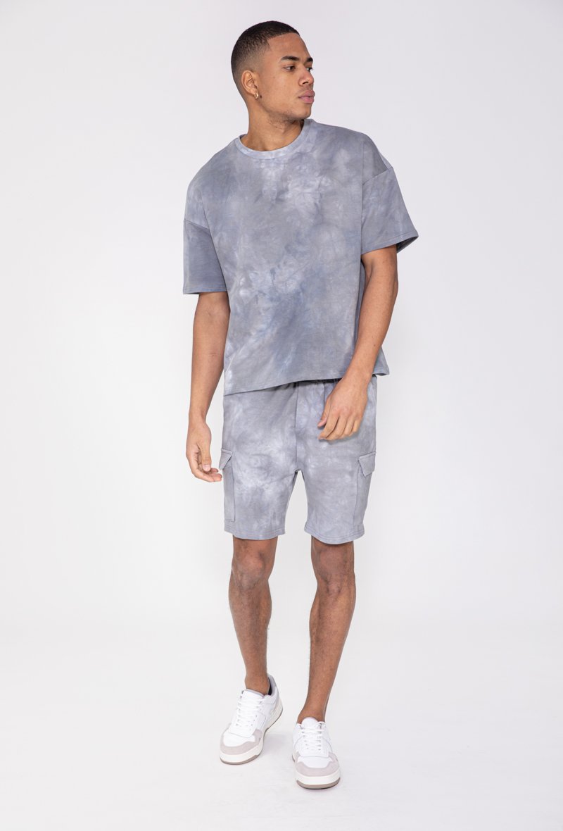 Ensemble tshirt et short tie and dye - Frilivin