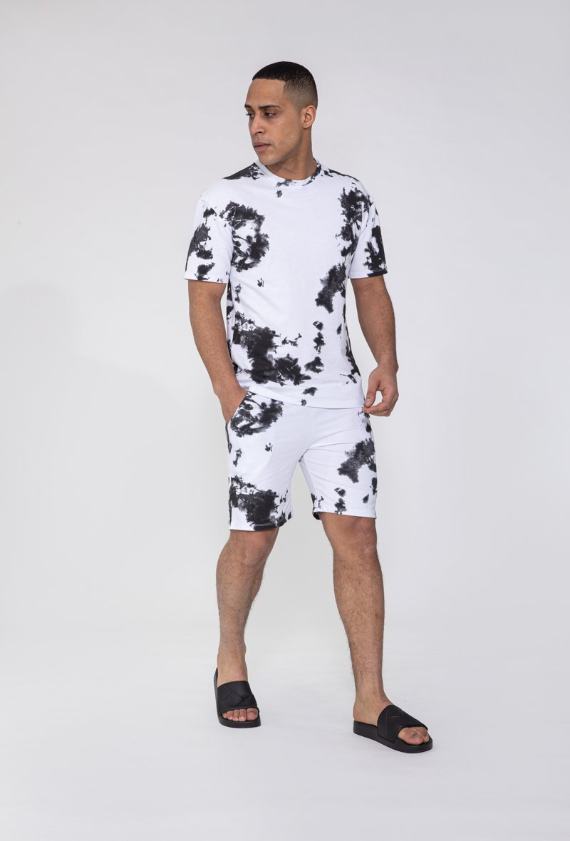 Ensemble tshirt short avec motif tâches - Frilivin