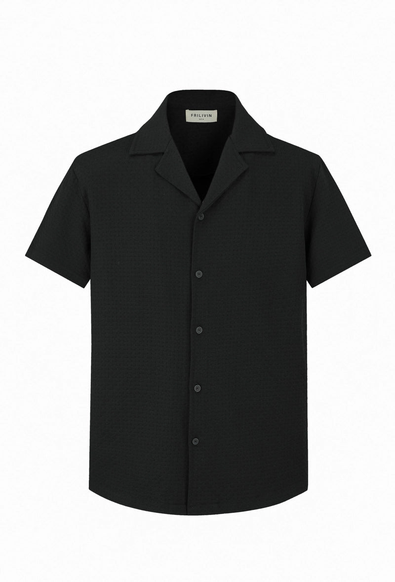 Ensemble uni chemise manches courtes short - Frilivin