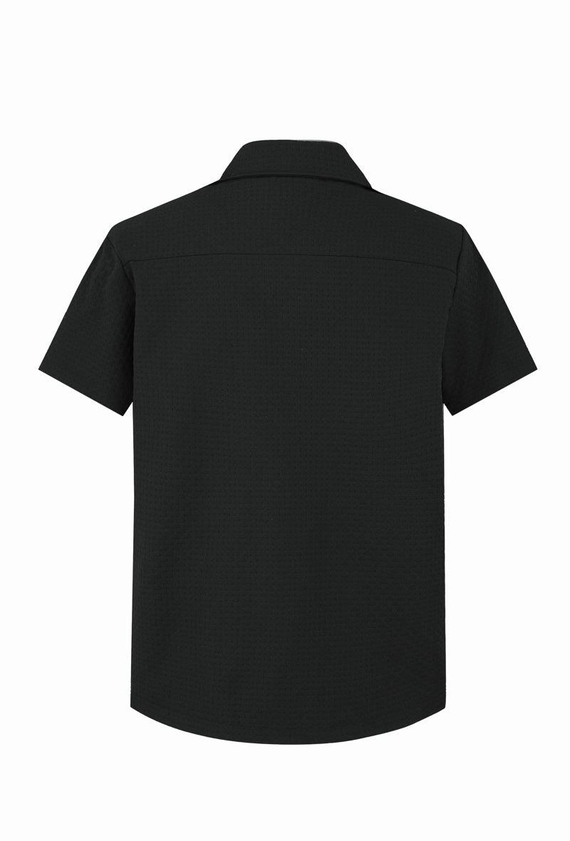 Ensemble uni chemise manches courtes short - Frilivin