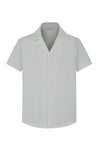 Ensemble uni chemise manches courtes short à motifs géométriques - Frilivin