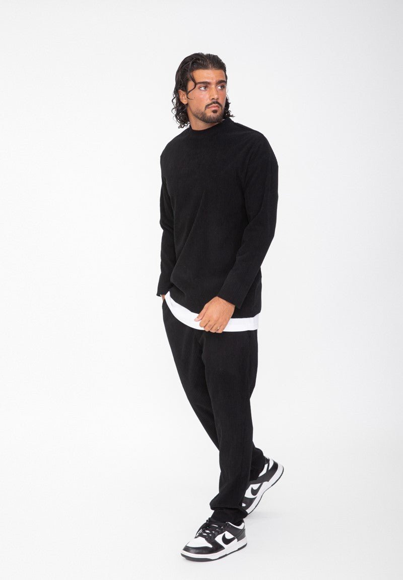 Ensemble uni pull pantalon cotelé - Frilivin