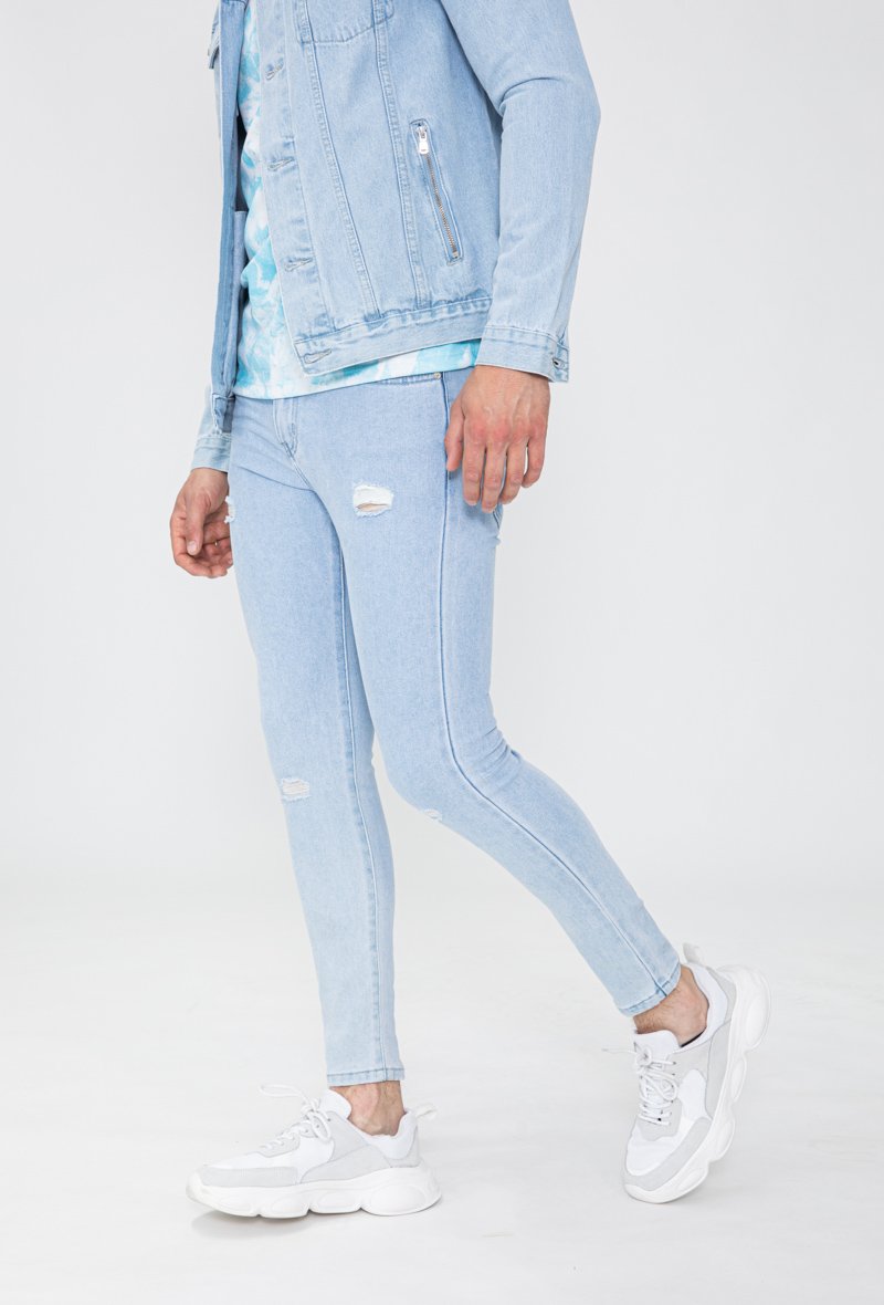 Ensemble veste pantalon en jean - Frilivin