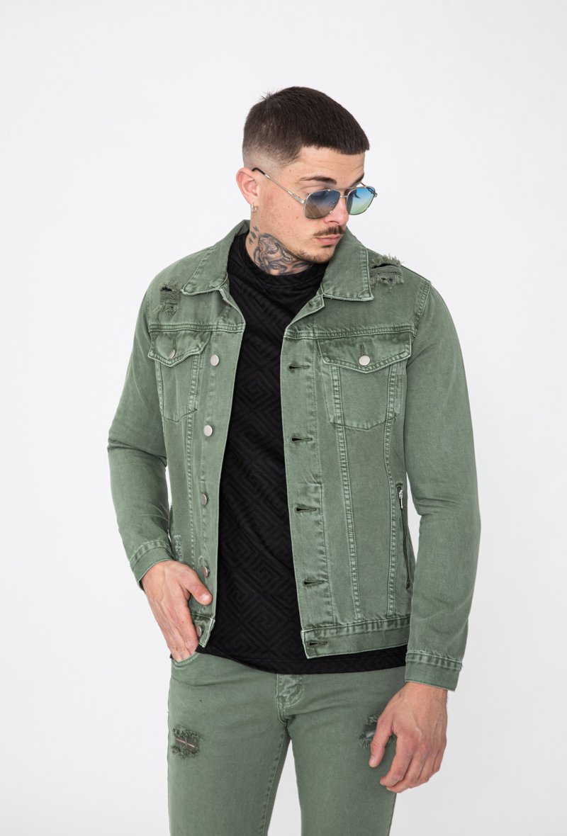 Denim jacket and pants set – Frilivin - Main Image