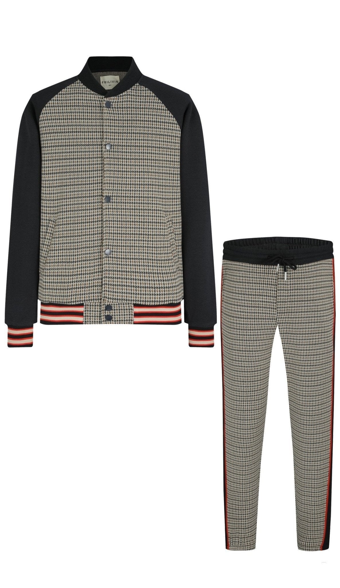 Ensemble veste teddy et jogger pant jacquard - Frilivin