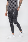 Jean skinny multipoches déchiré - Frilivin