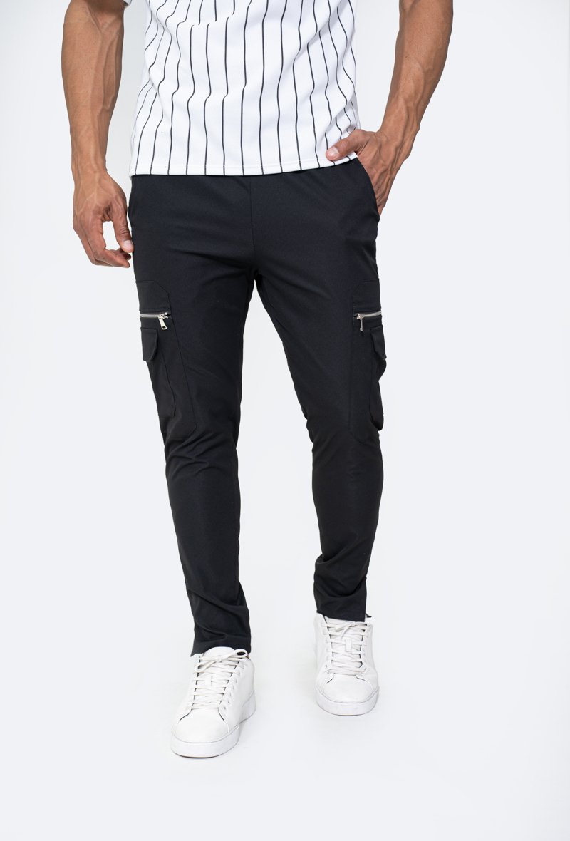 Jogger pant cargo avec detail zippé - Frilivin