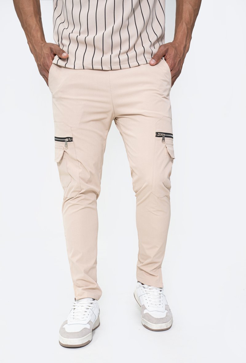 Jogger pant cargo avec detail zippé - Frilivin