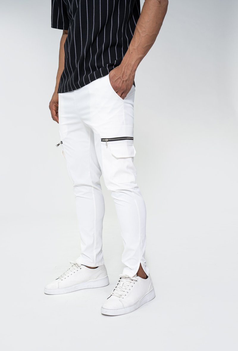 Cargo jogger pants with zipped detail – Frilivin