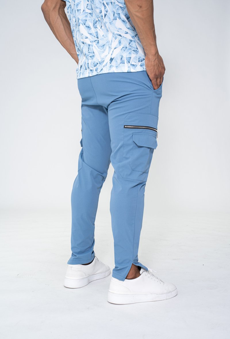 Jogger pant cargo avec detail zippé - Frilivin