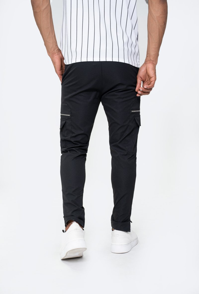 Jogger pant cargo avec detail zippé - Frilivin