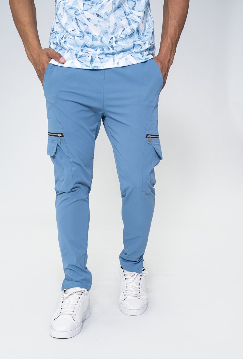 Jogger pant cargo avec detail zippé - Frilivin