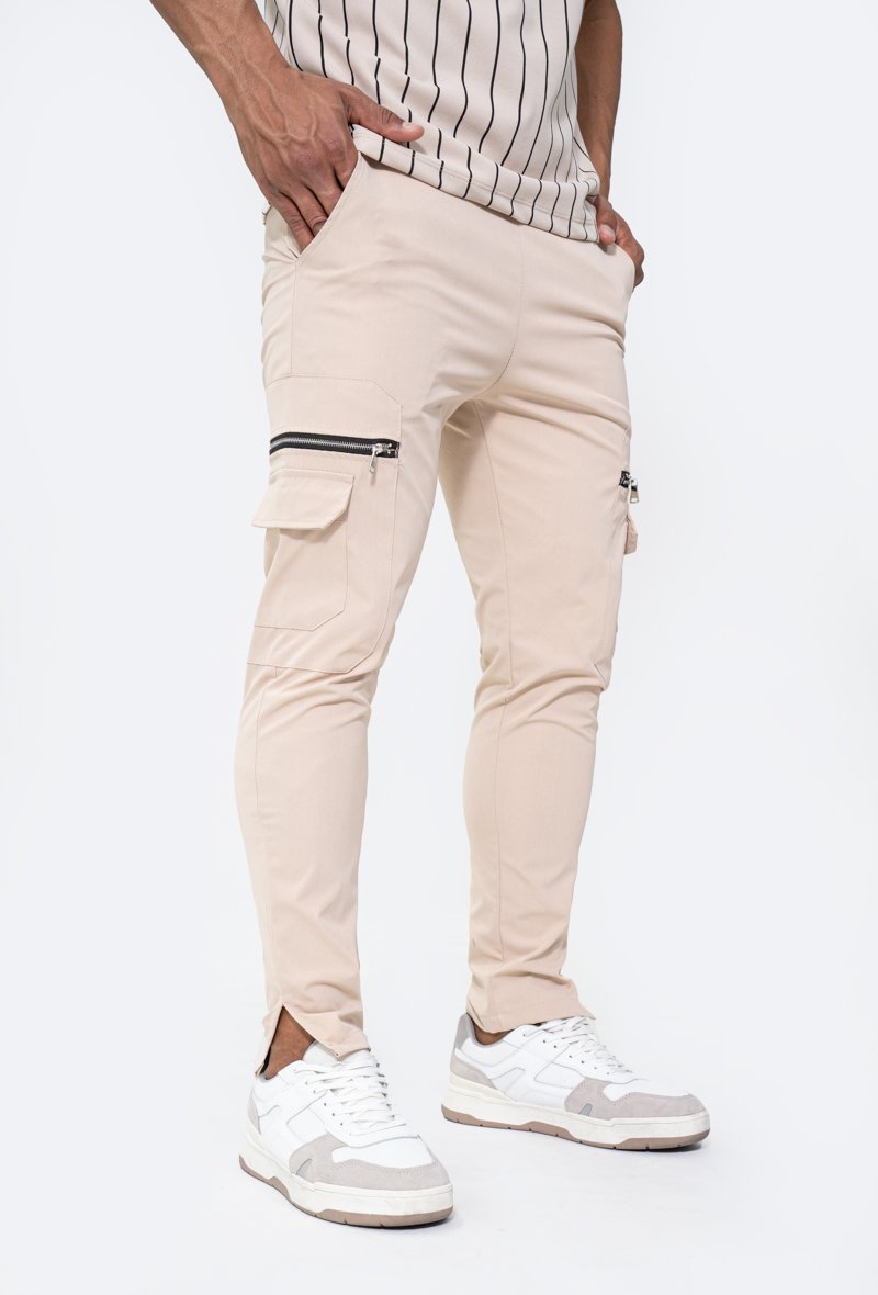 Jogger pant cargo avec detail zippé - Frilivin