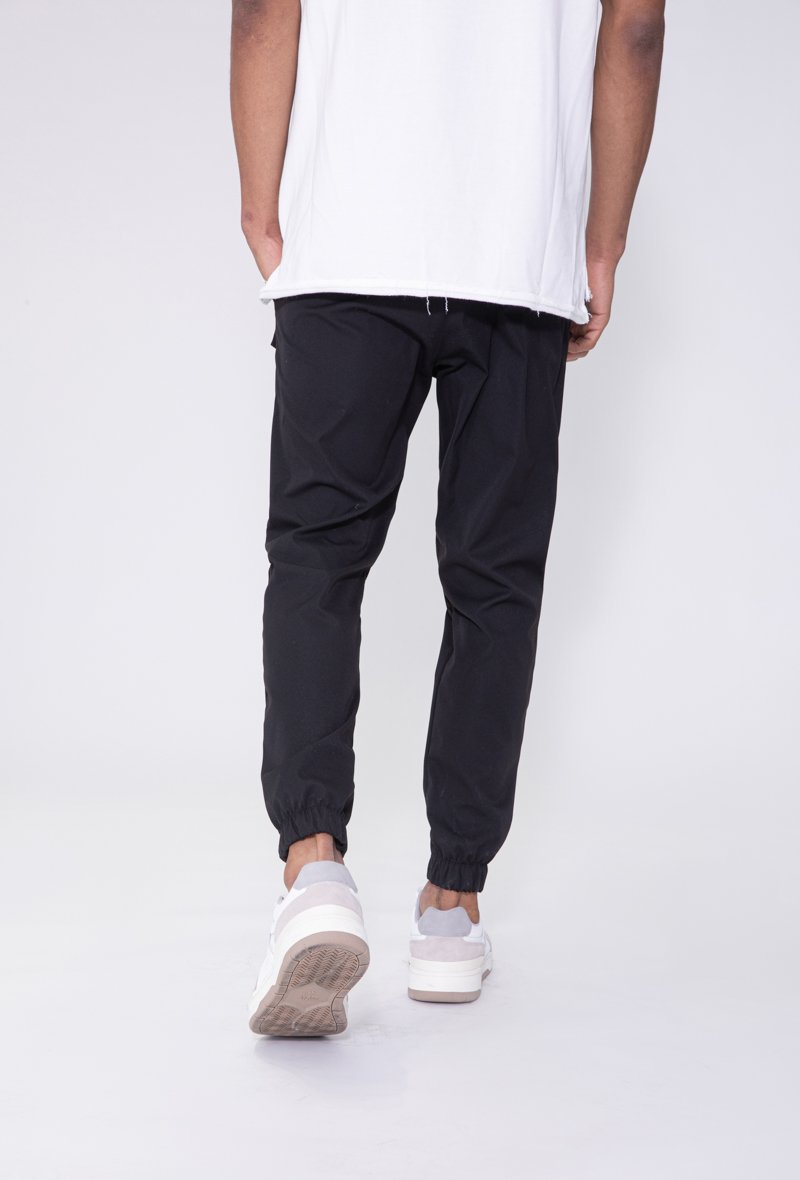 Jogger pantalon uni tendance - Frilivin