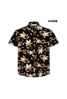 Kids enfant chemise manches courtes à imprimé fleuri - Frilivin