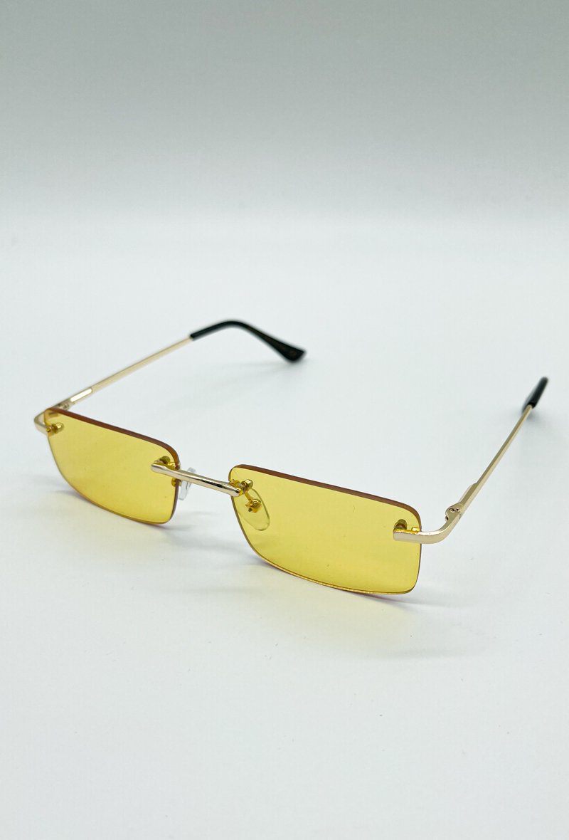 Lunettes rectangulaires sans monture - Frilivin