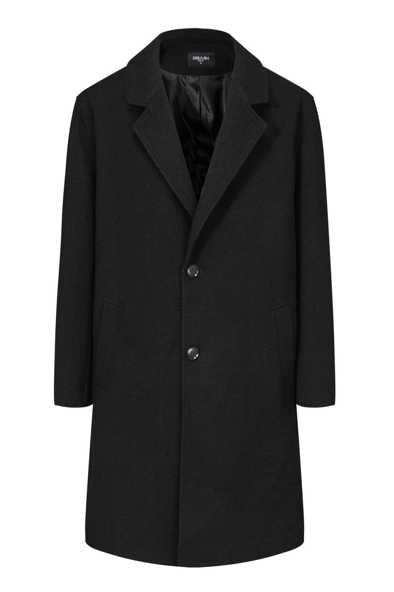 Manteau classique droit long - Frilivin