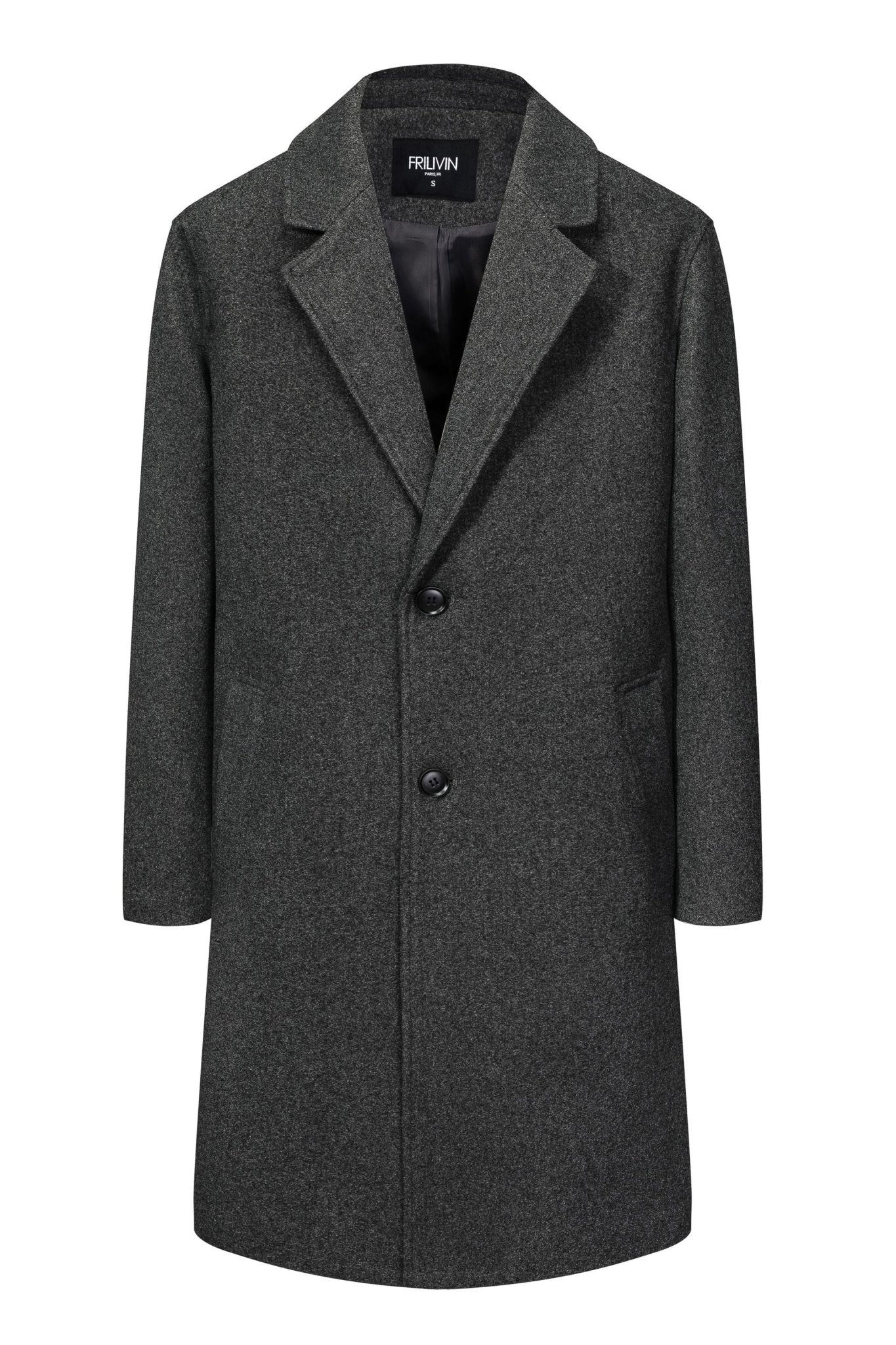 Manteau classique droit long - Frilivin