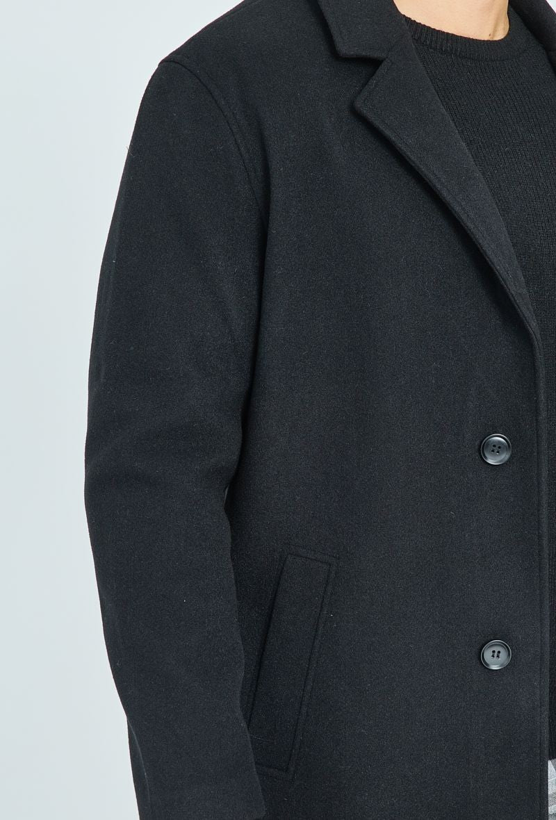 Manteau classique droit long - Frilivin