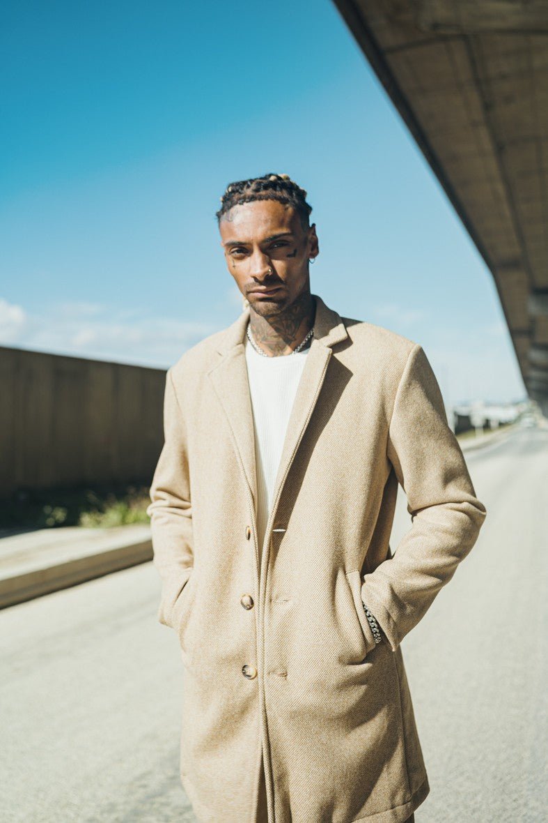 Manteau droit habille