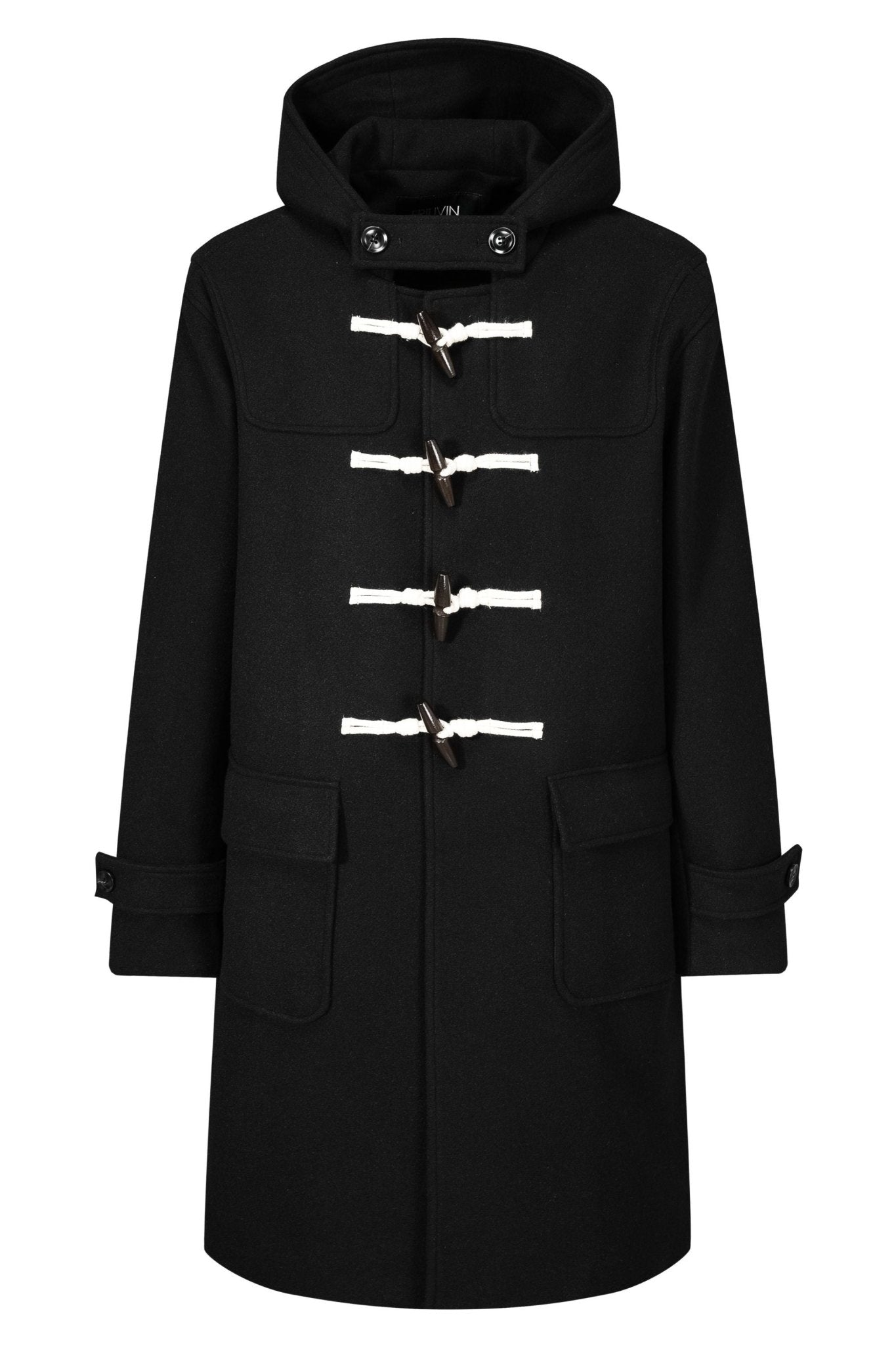 Manteau dufflecoat à capuche - Frilivin