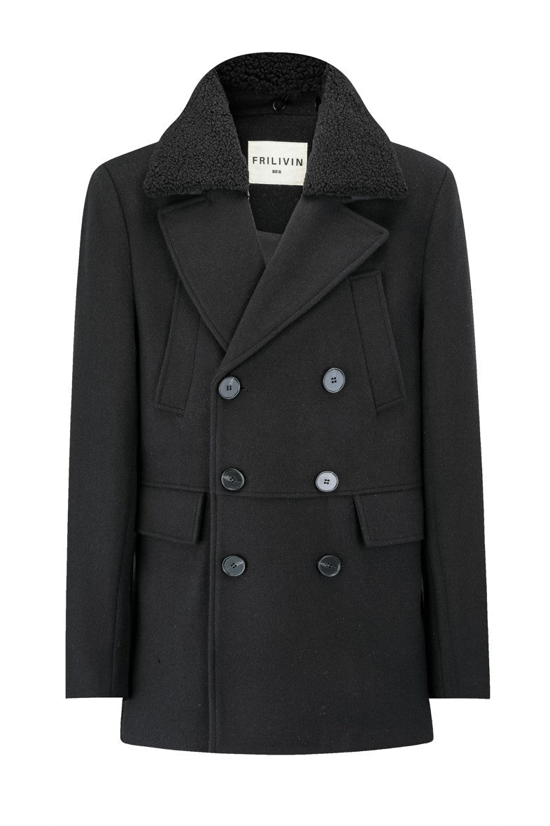 Manteau long boutonné - Frilivin