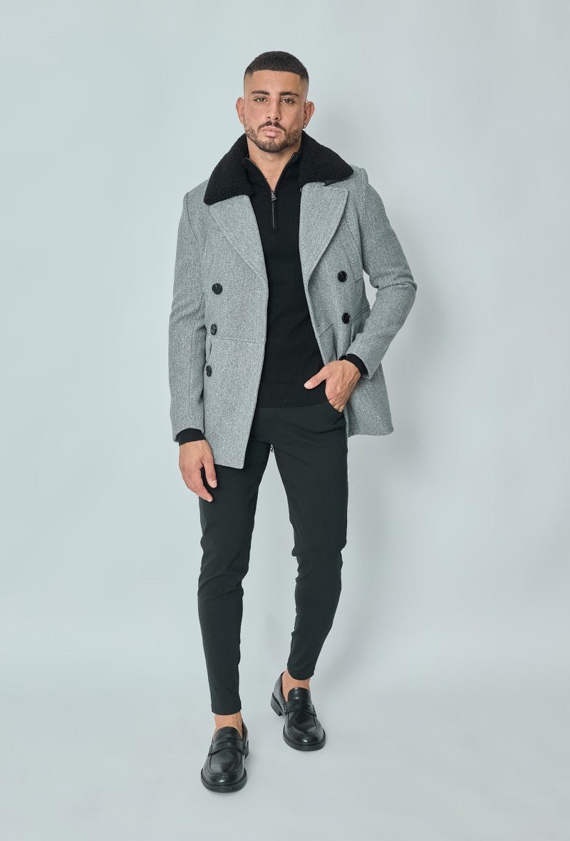 Manteau long boutonné - Frilivin