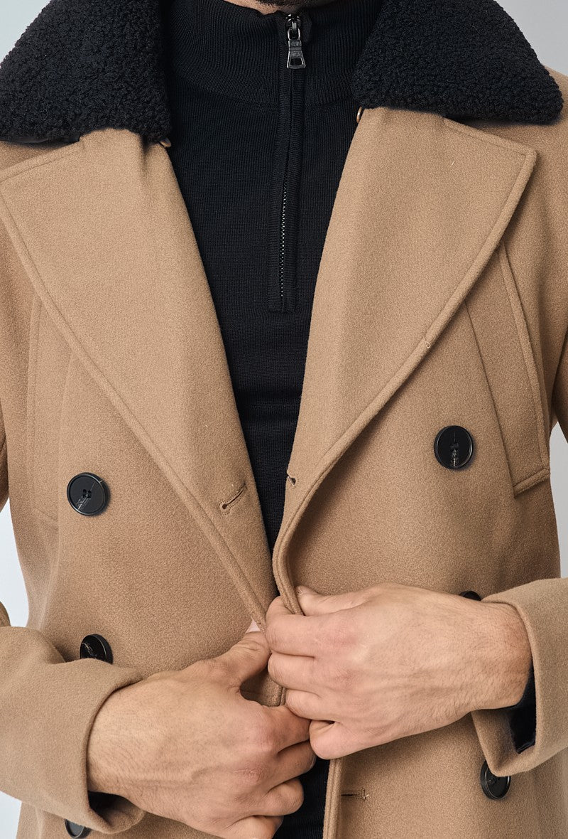 Manteau long boutonné - Frilivin