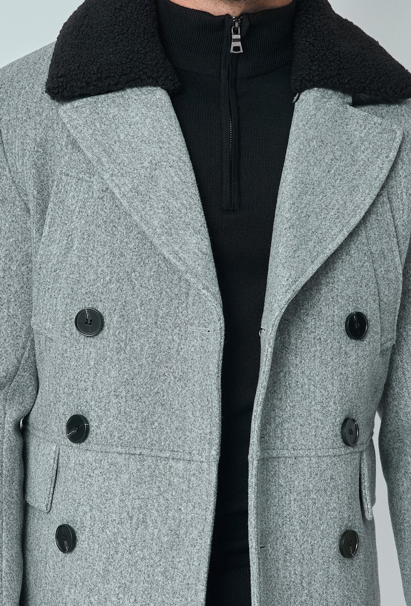 Manteau long boutonné - Frilivin