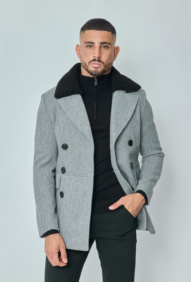 Manteau long boutonné - Frilivin