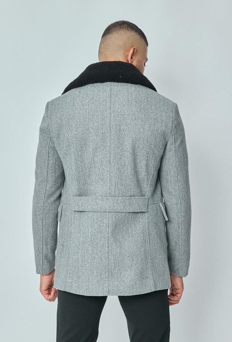 Manteau long boutonné - Frilivin