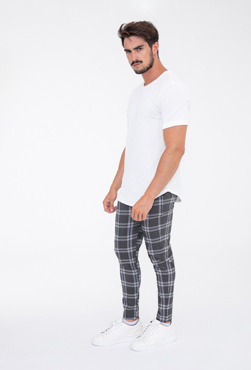 Pantalon à carreaux - Frilivin