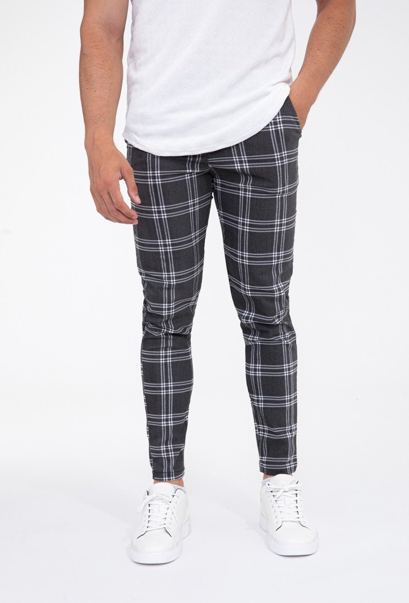 Pantalon à carreaux - Frilivin