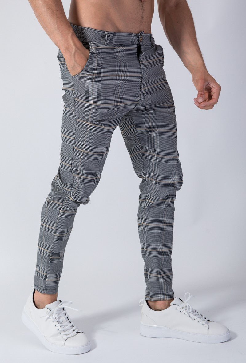 Pantalon à carreaux - Frilivin