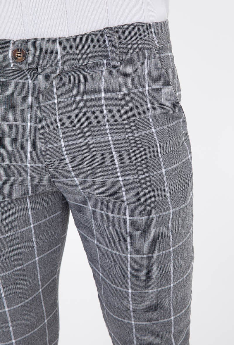 Pantalon à carreaux - Frilivin