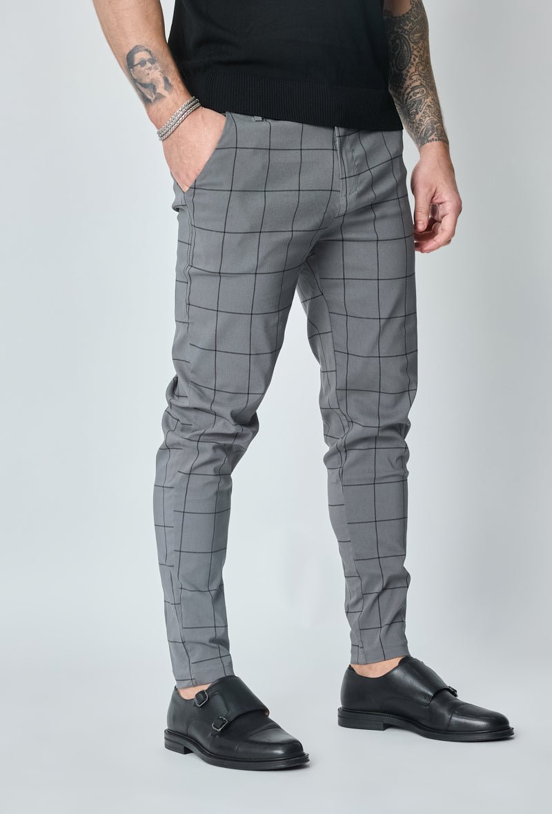 Pantalon à carreaux - Frilivin