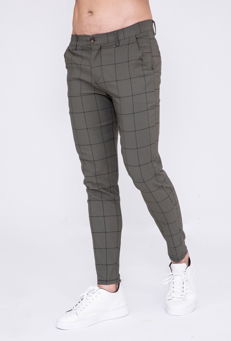 Pantalon a carreaux style tendance pour homme Frilivin