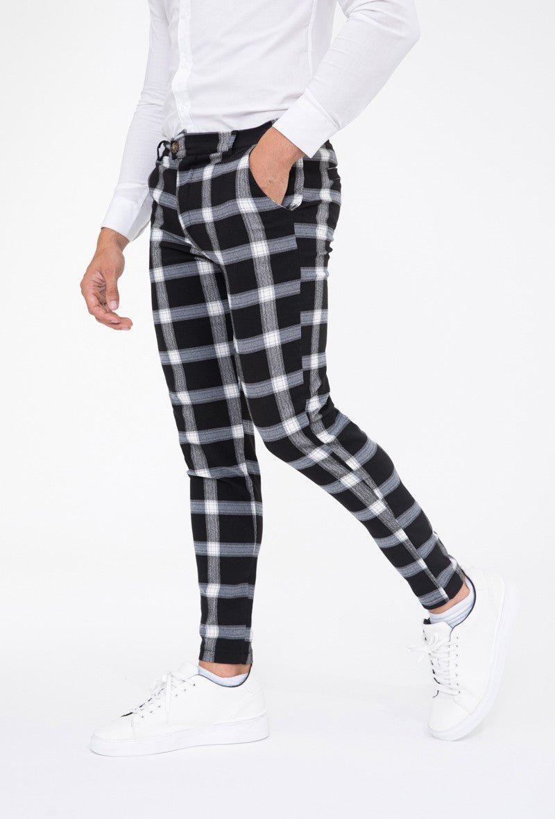 Pantalon à carreaux - Frilivin