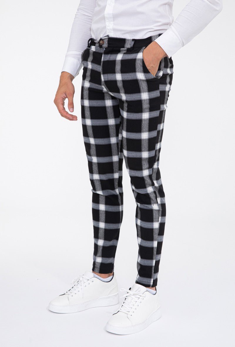 Pantalon à carreaux - Frilivin