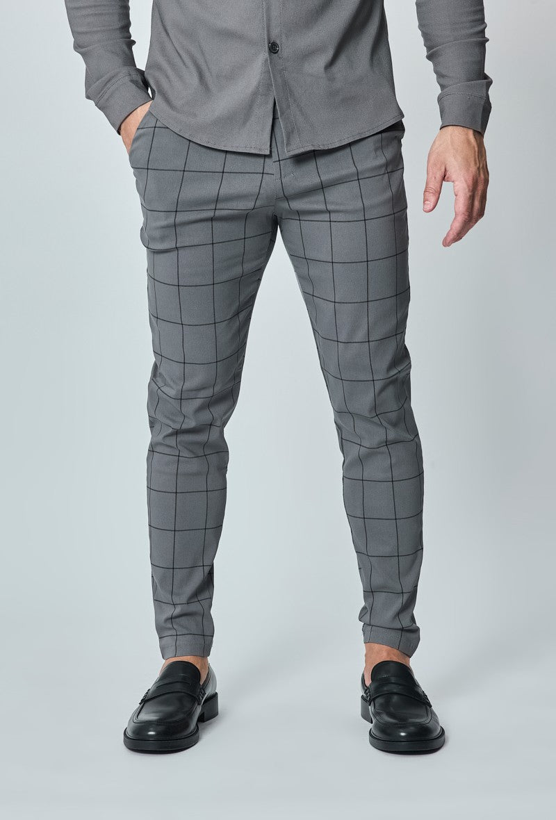 Pantalon à carreaux - Frilivin